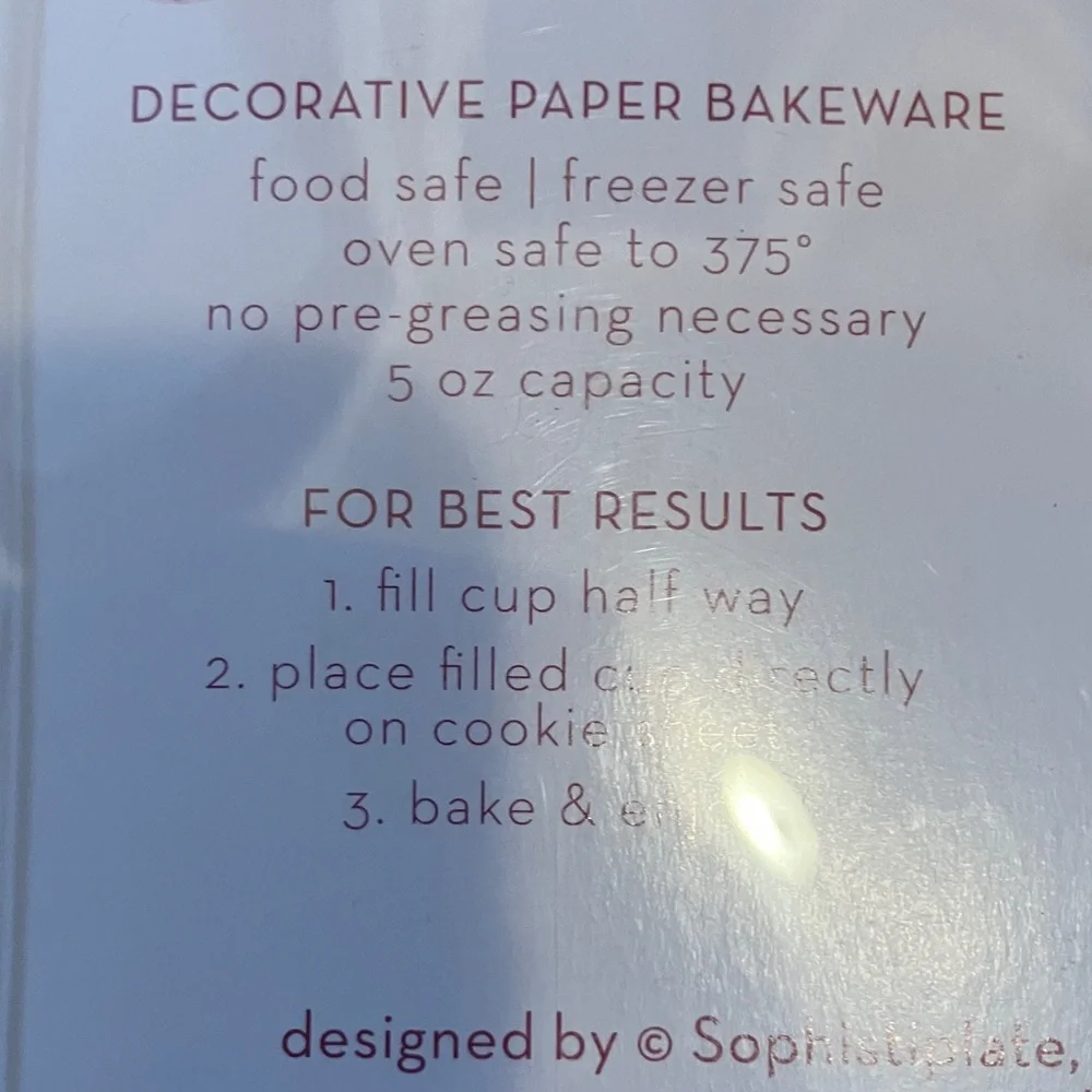 50 Paper Baking + Snack Cups not just for baking. Pumpkin Design - New in Box